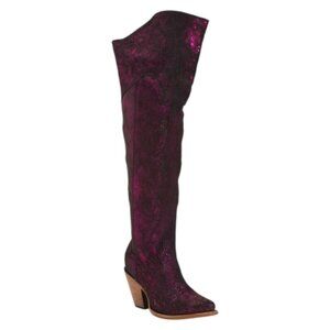 CORRAL BOOTS Made In Mexico Suede Embroidery Scrunchable Pointed Toe Western Boo